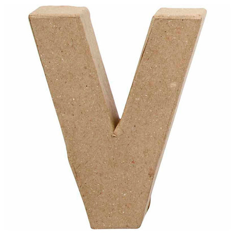 Creativ Firmenbuchstabe Pappmaché - v, 10cm