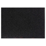 Creativ Company Bügelfolie Glitzer schwarz, A5