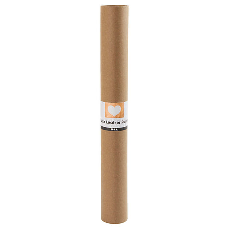 Creativ Company Kunstlederpapier dunkelbraun, 1mtr.