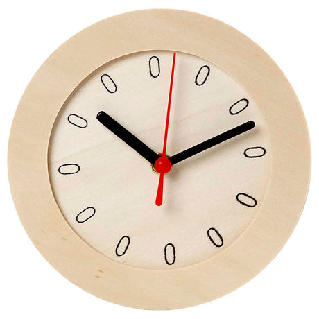 Kreativunternehmen https: www.cchobby.nl Clock-with-wooden-frame-d-15-cm-1-piece