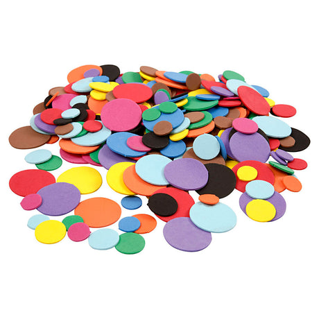 Kreativunternehmen https: www.cchobby.nl eva-foam-circles-d-12-20-32-mm-diverse-colours-300-div-1-doos