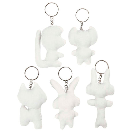 Kreativunternehmen https: www.cchobby.nl-textile-figures-with-keychain-h-6-10-cm-5-piece-1-box