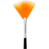 Creativ Company Gold Line Fächerpinsel, Größe 4+8, L: 29-30 cm, B: 2-3 mm, Fächer, 2 Stück 1 Box