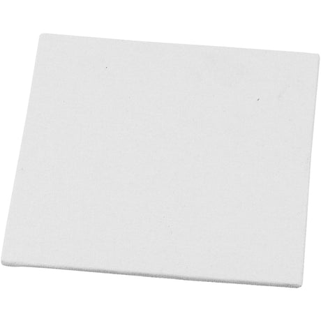 Creativ Company Creotime Leinwandpaneel 12,5 x 12,5 x 0,3 cm weiß pro Stück