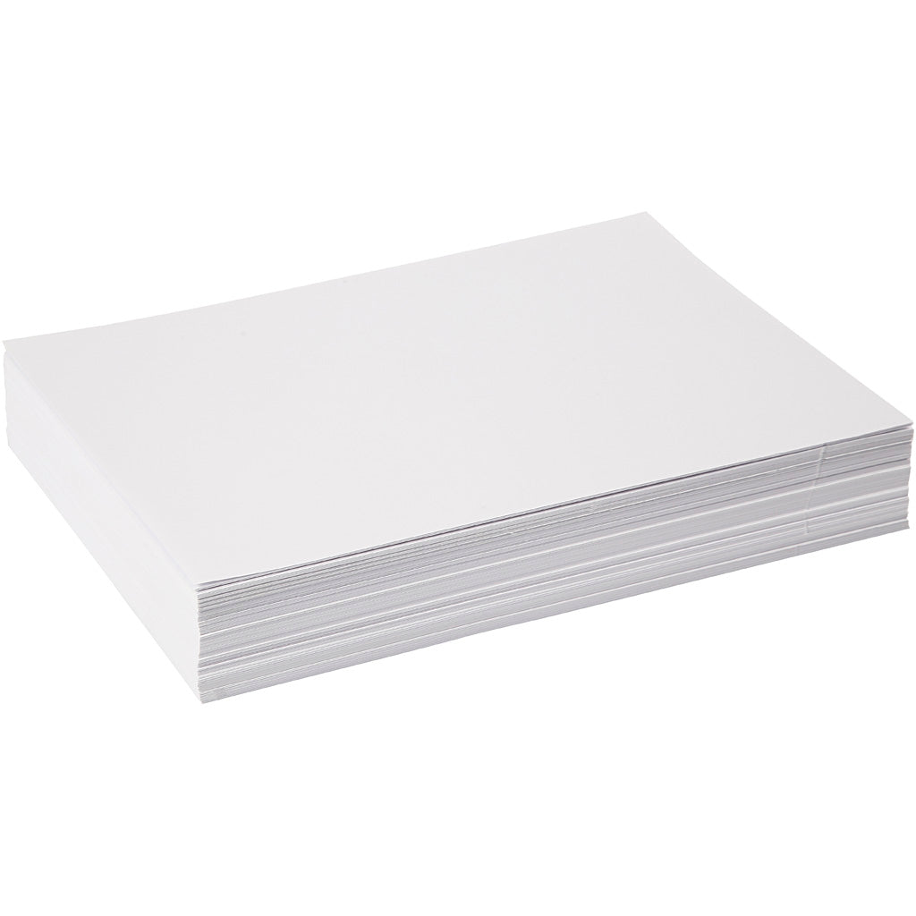 Creativ Company Zeichenpapier, A4, Blatt 210x297 mm, 190 gr, weiß, 250 Blatt 1 Karton