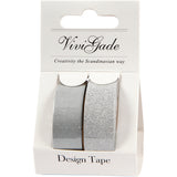 Creativ Company Abdeckband Silber 2m, 2St.