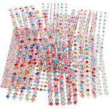 Kreativunternehmen https: www.cchobby.nl Rhinestones-d-2-10-mm-sheet-27x9-cm-content-can-vary-12-div-vellen-1-doos