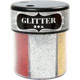 Kreativfirma Glitzerfarbe, 6x13gr