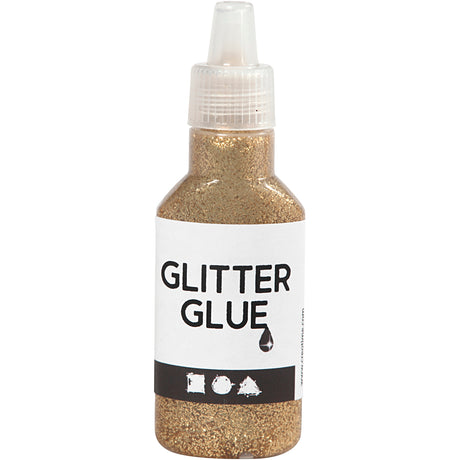 Creativ Company Glitzerkleber Gold, 25ml