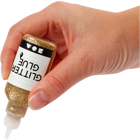 Creativ Company Glitzerkleber Gold, 25ml