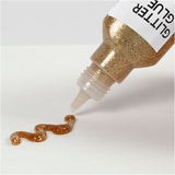 Kreativfirma Glitzer Kleber Gold, 25ml