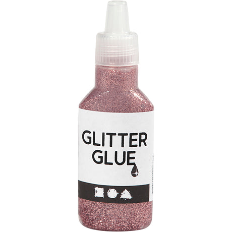 Kreativfirma Glitter Kleber Pink, 25ml