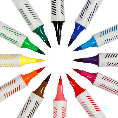 Kreativunternehmen https: www.cchobby.nl Zeichenmarker-Liniendicke-1-2-5-mm-Standardfarben-12-Stück-1-Box