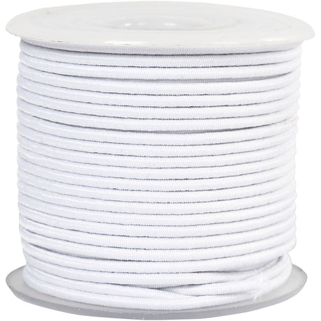 Elastische Dicke 2mm weiß, 25m