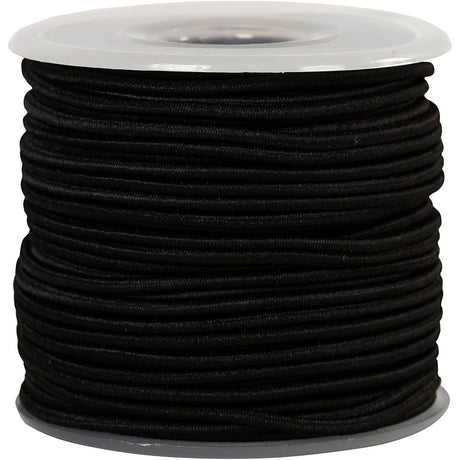 Creativ Company Elastikstärke 2mm schwarz, 25m