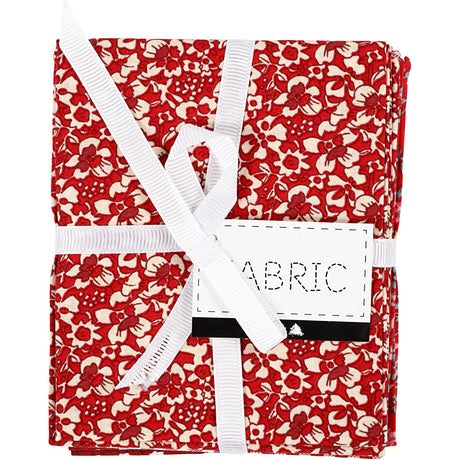 Creativ Company Patchworkstoff rot 45x55cm, 4 Stk.