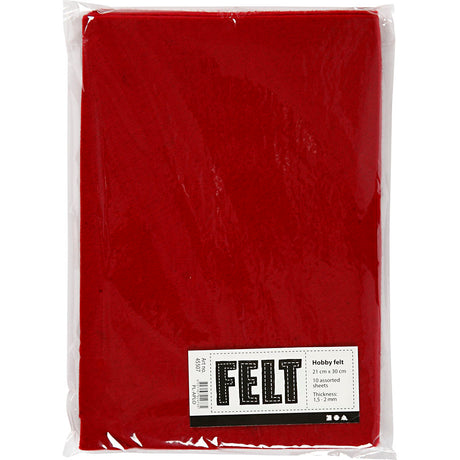 Creativ Company Hobbyfilz, Antikrot, A4, 10 Blatt