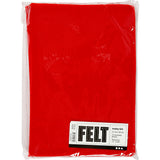 Creativ Company Hobbyfilz, rot, A4, 10 Blatt