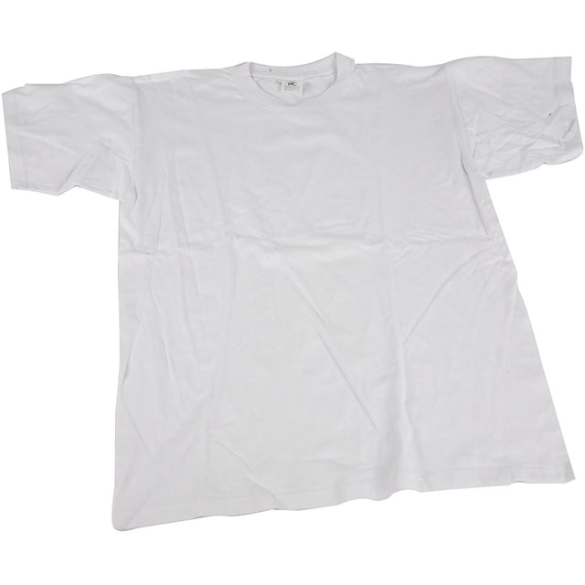 Creativ Company T-Shirt weiß mit Rundhalsausschnitt aus Baumwolle, 12-14 Jahre