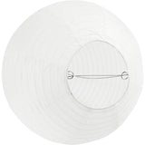 Creativ Company Reispapierlampe weißer Tropfen, 27cm