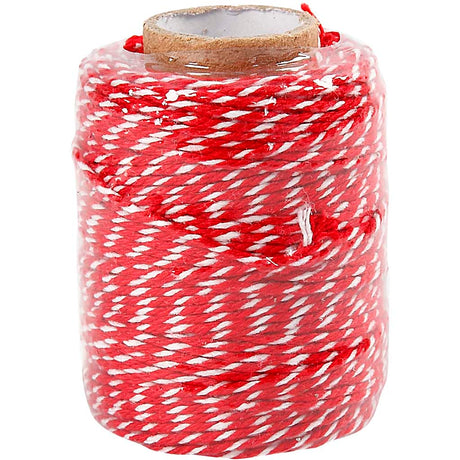 Kreativunternehmen https: www.cchobby.nl Baumwollkordel-Dicke-1-1-mm-rot-weiß-50-m-1-Rolle