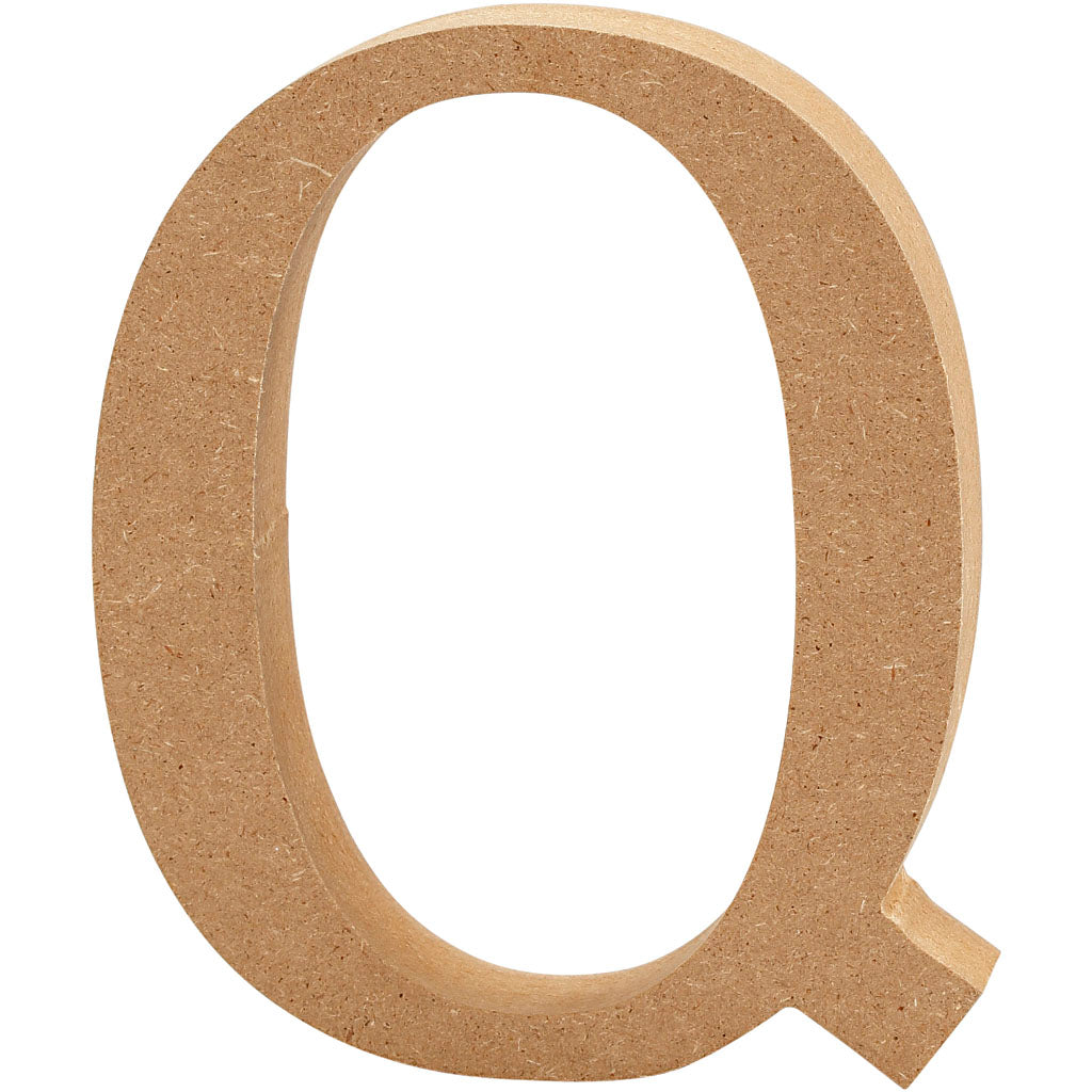 Creativ Company Letter Q MDF 13cm, 1.