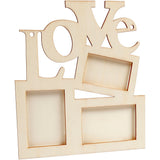 Creativ Company Bilderrahmen Love Wood
