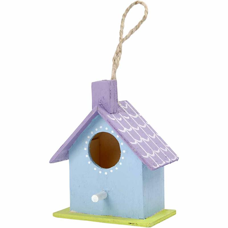 Kreativunternehmen https: www.cchobby.nl Birdhouse-h-7-cm-6-piece-1-box