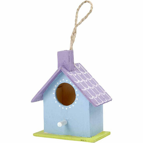 Kreativunternehmen https: www.cchobby.nl Birdhouse-h-7-cm-6-piece-1-box