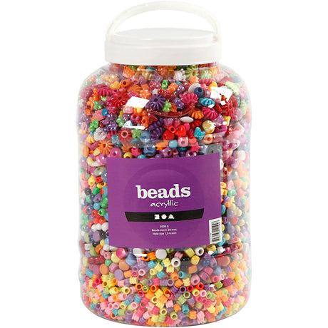 Kreativunternehmen https: www.cchobby.nl Bucket-with-plastic-beads-size-6-20-mm-hole-size-1-5-6-mm-ca-8100-piece-3000-gr-5700-ml-1-bucket