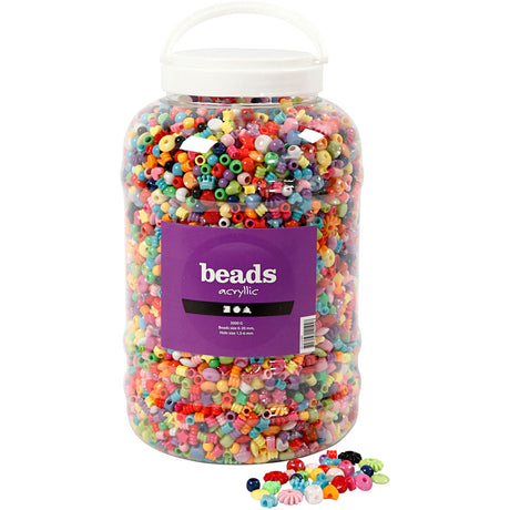 Kreativunternehmen https: www.cchobby.nl Bucket-with-plastic-beads-size-6-20-mm-hole-size-1-5-6-mm-ca-8100-piece-3000-gr-5700-ml-1-bucket