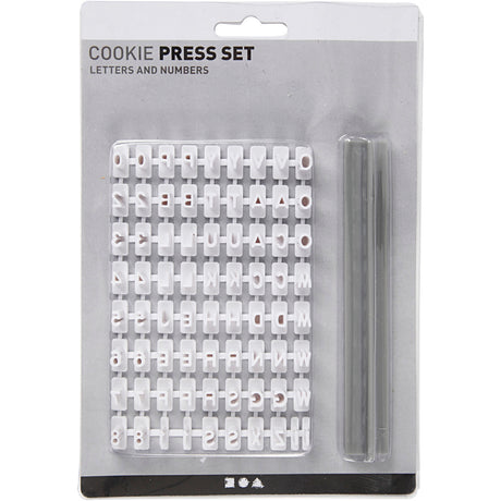 Creativ Company https: www.cchobby.nl Stempelset-aus-Gummi-Buchstaben-Zahlen-h-6-mm-weiß-1-Set