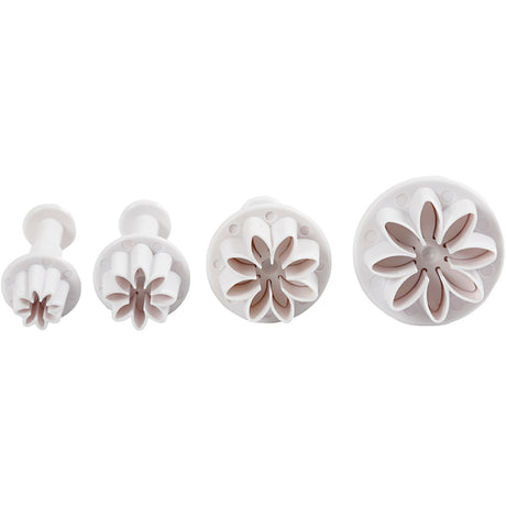 Kreativunternehmen https: www.cchobby.nl ausgeschnittene Formen-mit-Stempel-Blume-d-2-3-2-8-3-6-4-4-cm-weiß-4-teilig-1-Box