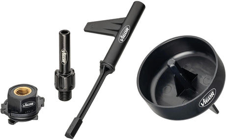 Vigor Getriebeöl-Adapter-Set V7385 Öl-Service-Kit, 9G-Troni, Code 725,4-teilig.