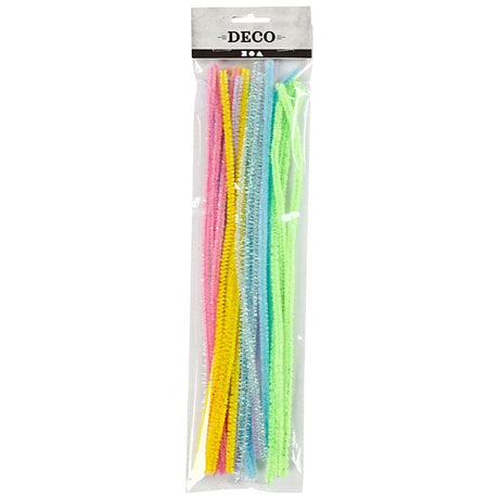 Kreativunternehmen https: www.cchobby.nl chenille-l-30-cm-thickness-6-mm-springcolors-24-div-1-doos