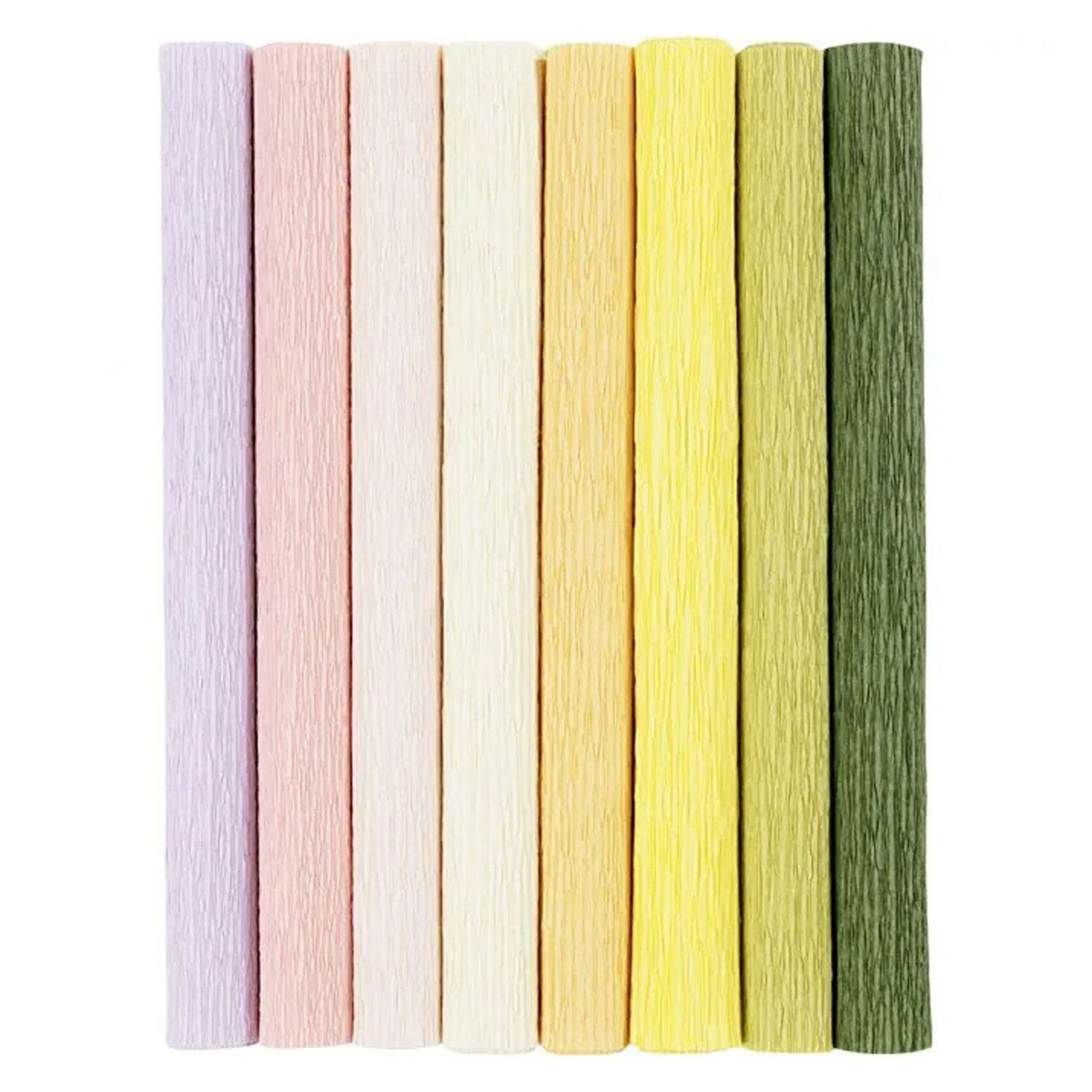 Creativ Company Krepppapier Pastellfarben, 8 Blatt