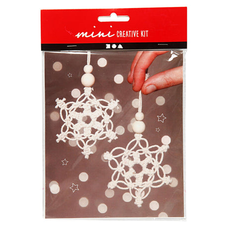 Kreativunternehmen https: www.cchobby.nl creative-mini-kit-macrame-sneeuwflok-h-10-cm-1-doos