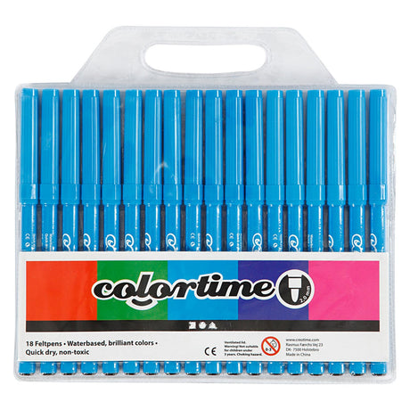 Creativ Company Hellblaue Marker, 18 Stk.