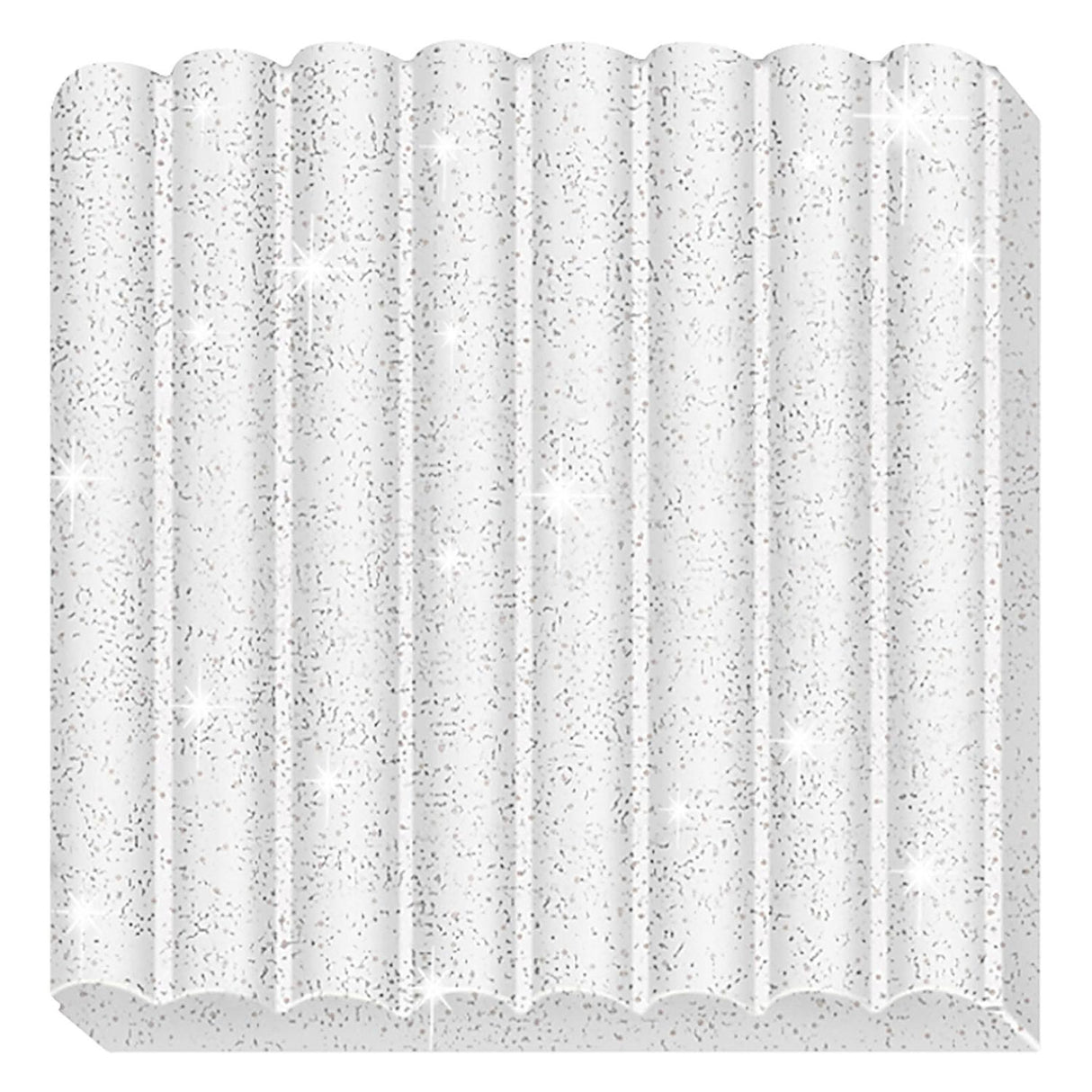 Fimo Kids Monting Clay White Glitter, 42gr