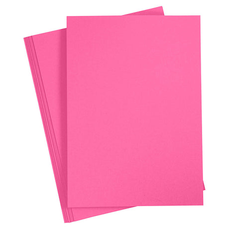Creativ Company farbiger Karton, A4, Blatt 210 x 297 mm, 180 g, rosa, 20 Blatt 1 Karton