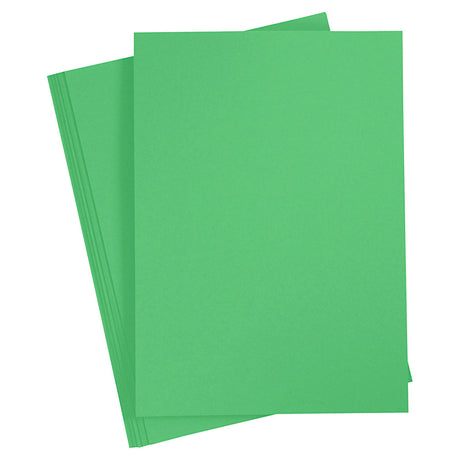 Creativ Company Farbkarton, A4, Blatt 210x297 mm, 180 gr, grasgrün, 20 Blatt 1 Karton