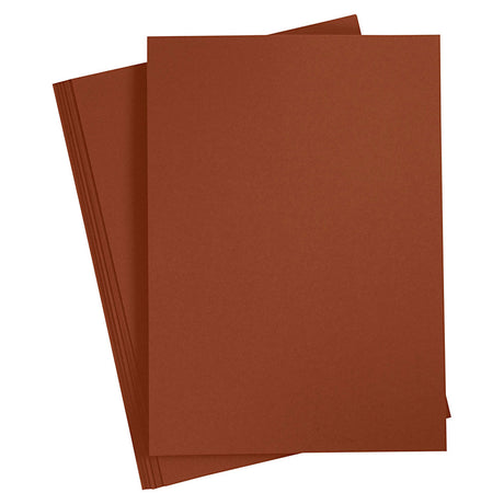 Creativ Company Colored Pardboard Dunkelbraun A4, 20 Blätter