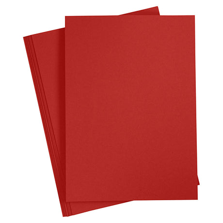 Creativ Company Farbkarton Burgund A4, 20 Blatt