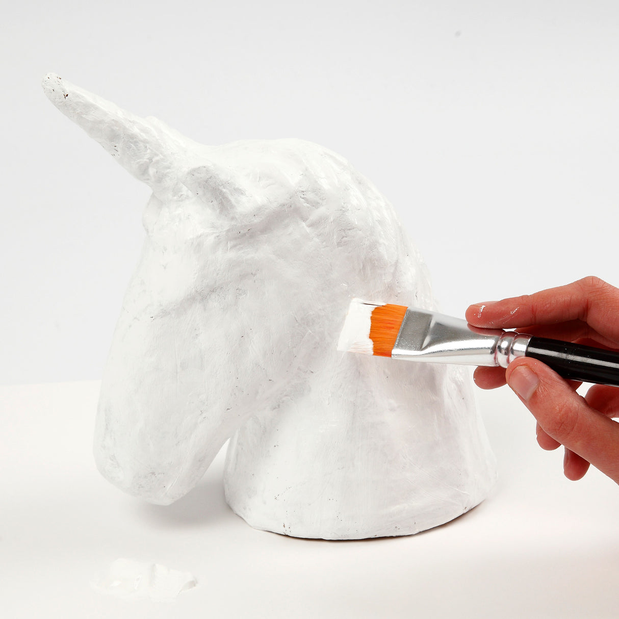 Creativ Company Einhornkopf aus Pappmaché