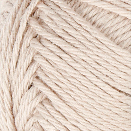 Creativ Company Baumwollgarn, Sandfarbe, 50 g, 170 m