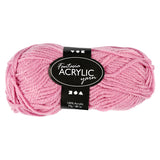 Creativ Company Acrylgarn, rosa, 50gr, 80m