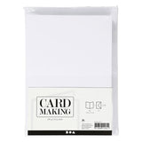 Kreativunternehmen https: www.cchobby.nl Cards-and-envelopes-size-card-10-5x15-cm-size-envelope-11-5x16-5-cm-120-240-wit-50-set-1-box