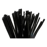 Creativ Company Chenille schwarz 30cm, 50 Stk.