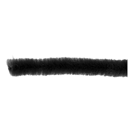Creativ Company Chenille schwarz 30cm, 50 Stk.