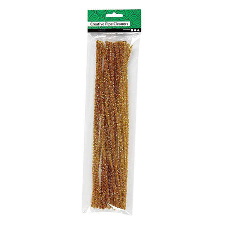 Creativ Company Chenille Gold 30cm, 24 Stk.
